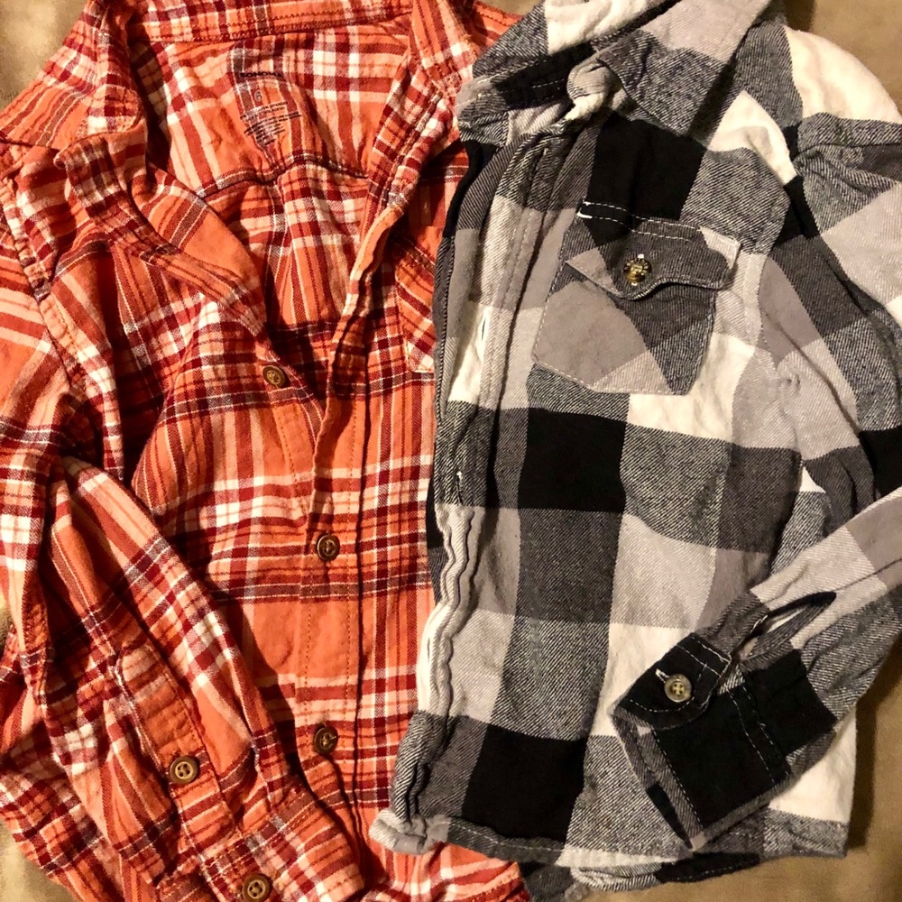 Bundle of Boys Flannels 🖤